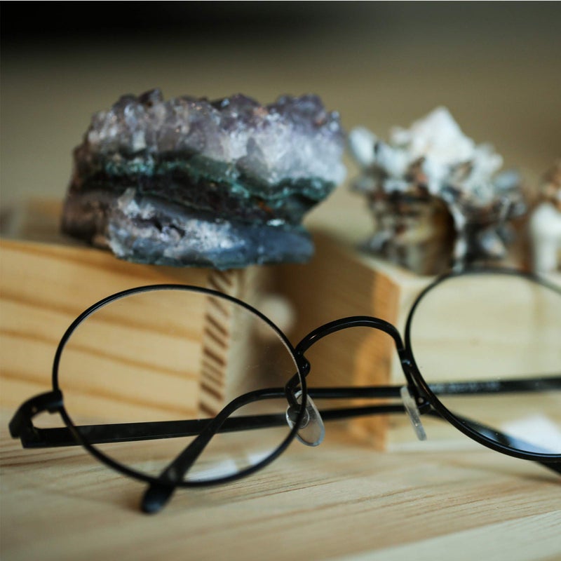 Skeleteen Wizard Costume Accessories Set - Nerd Circle Glasses, Tie and a Magic Wand Accessory Set for Kids and Adults - Image 4